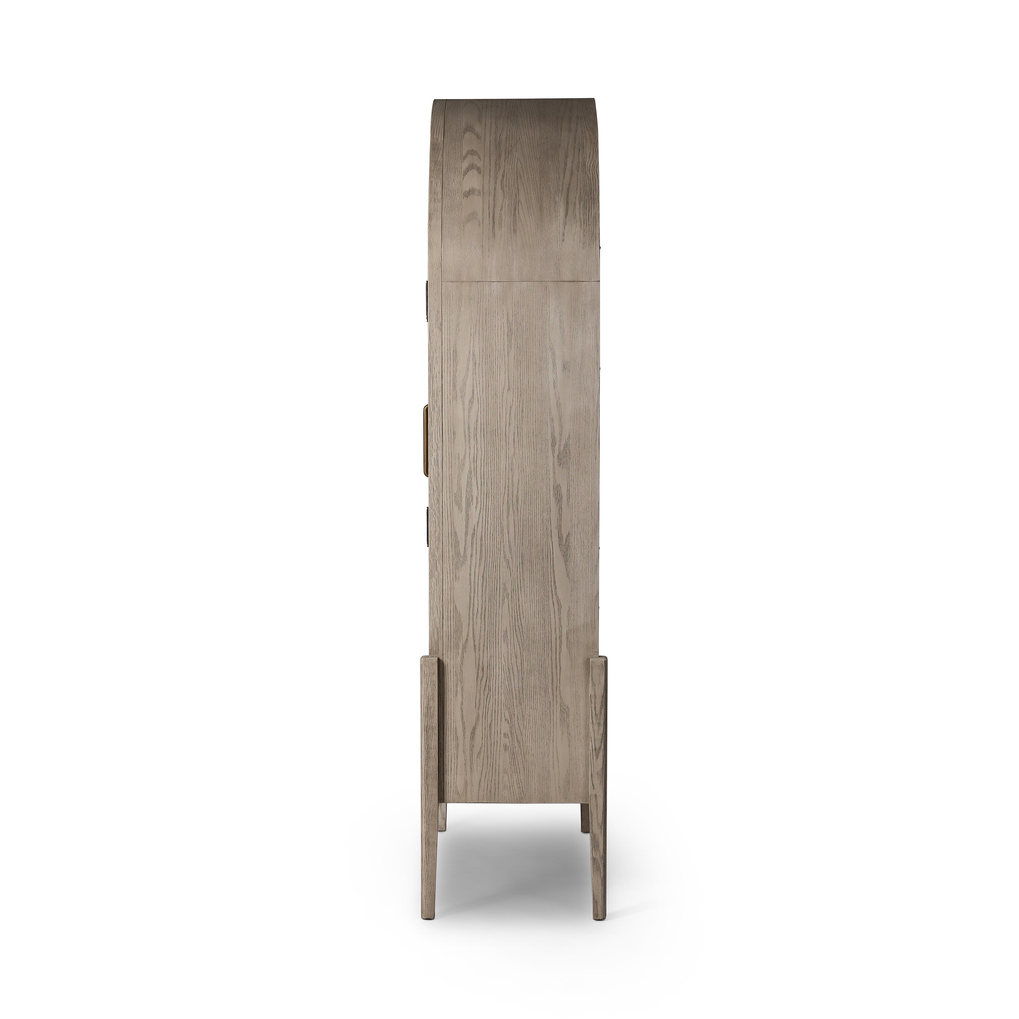Tolle Panel Door Cabinet-Rstic Wht - Image 4