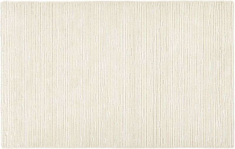 Elfen Ivory Textured Wool Rug 8'x10' - Image 5