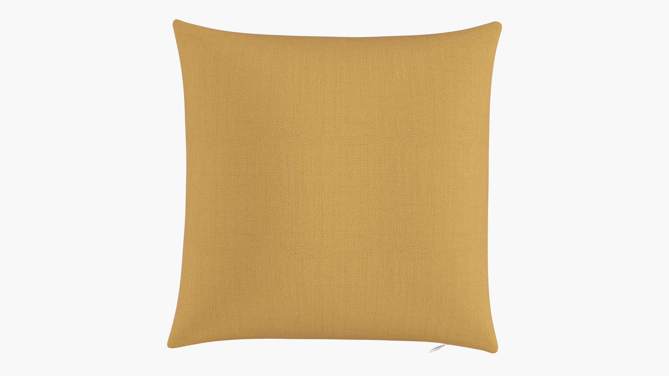 Throw Pillow 18", French Yellow Everyday Linen, 18" x 18" - Image 0