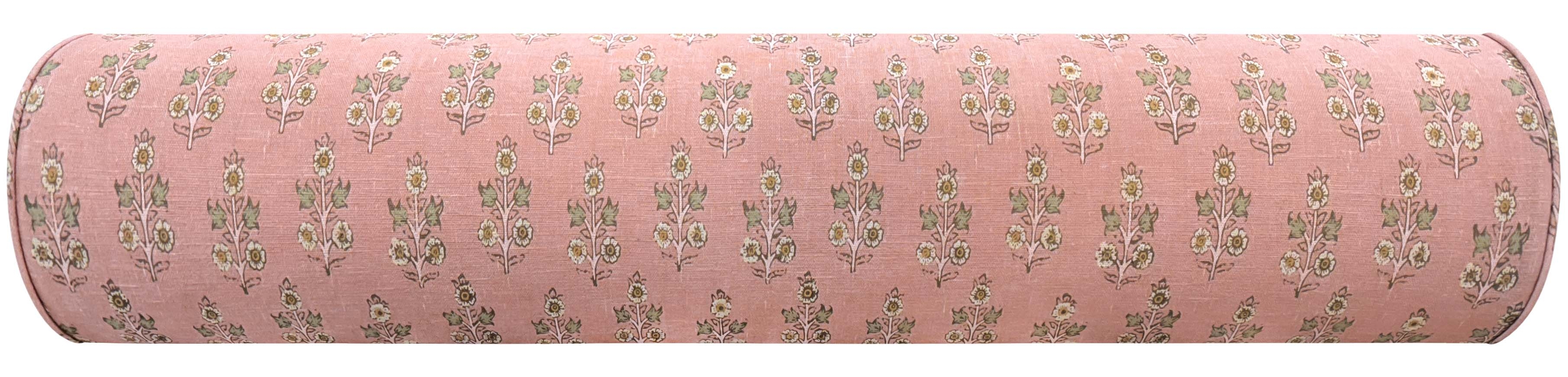 THE BOLSTER :: POPPY SPRIG // BLUSH | GP & J BAKER - TWIN XL // 9" X 30" - Image 2