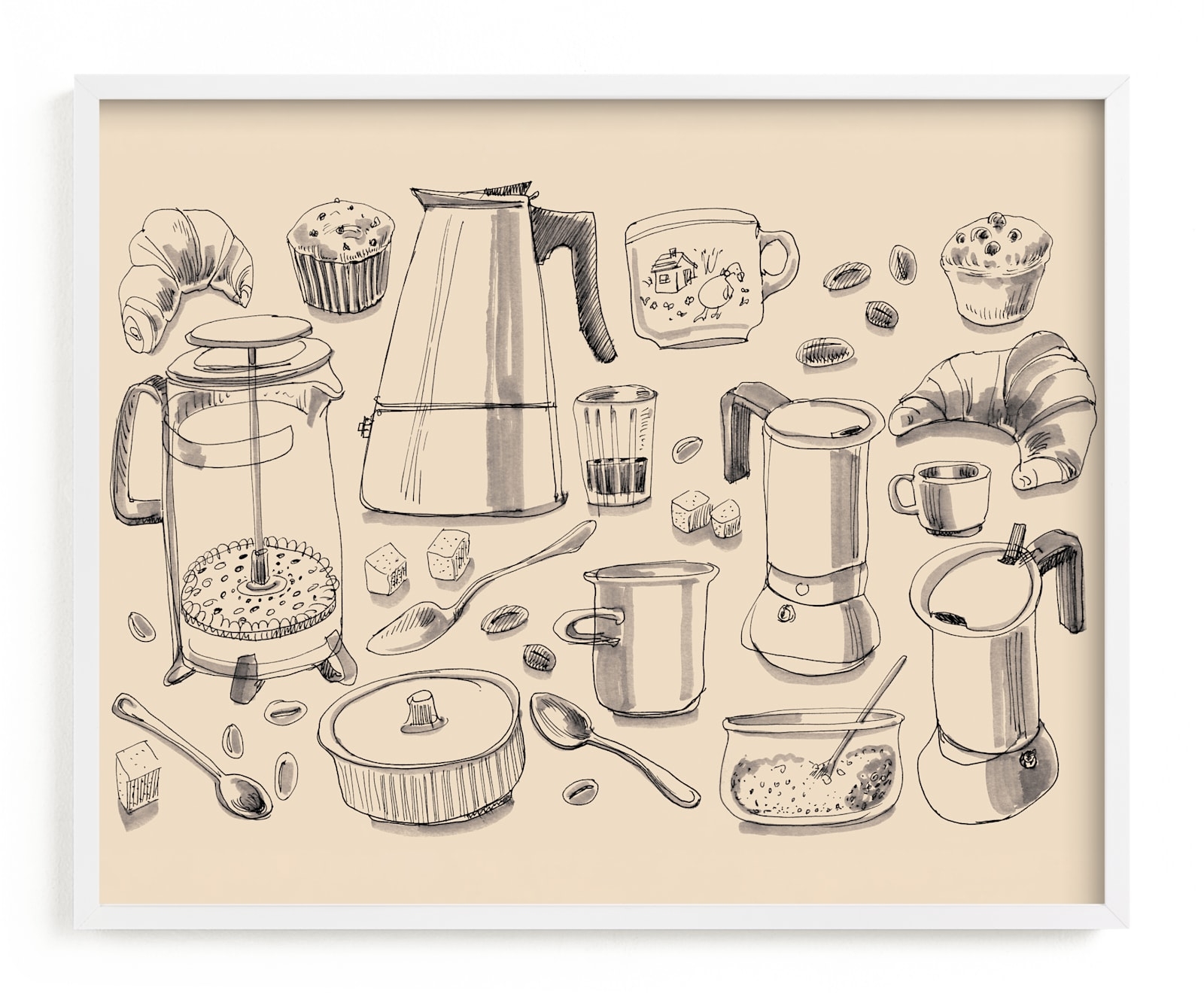 Breakfast With Coffee Limited Edition Fine Art Print 2 - Image 0