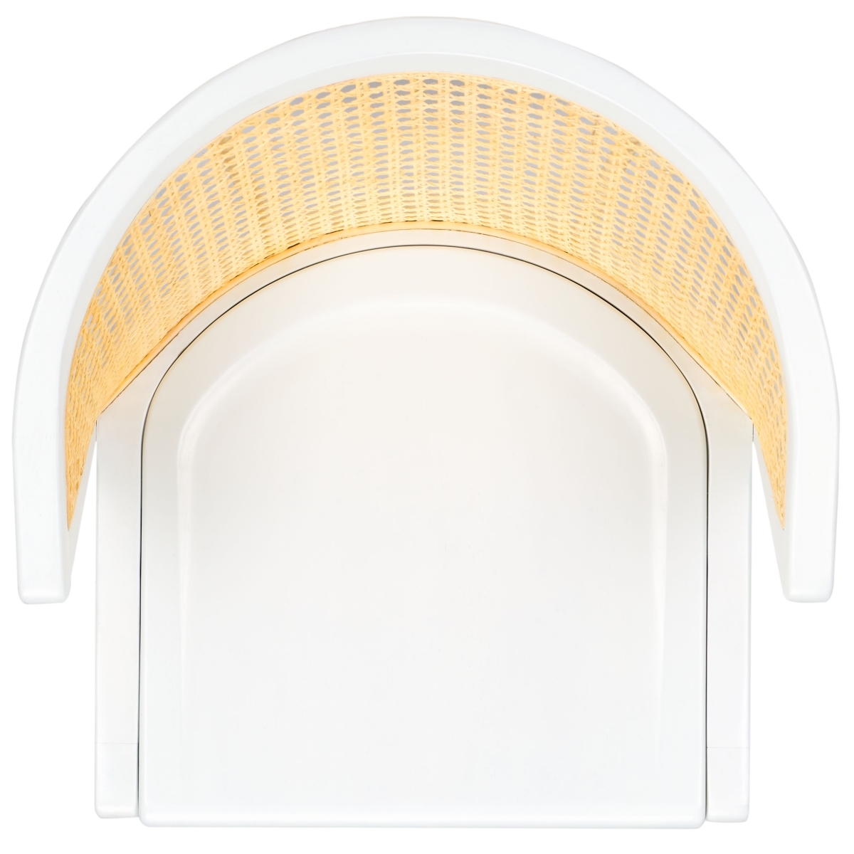 Edan Dining Chair - White / Natural - Safavieh - Image 5