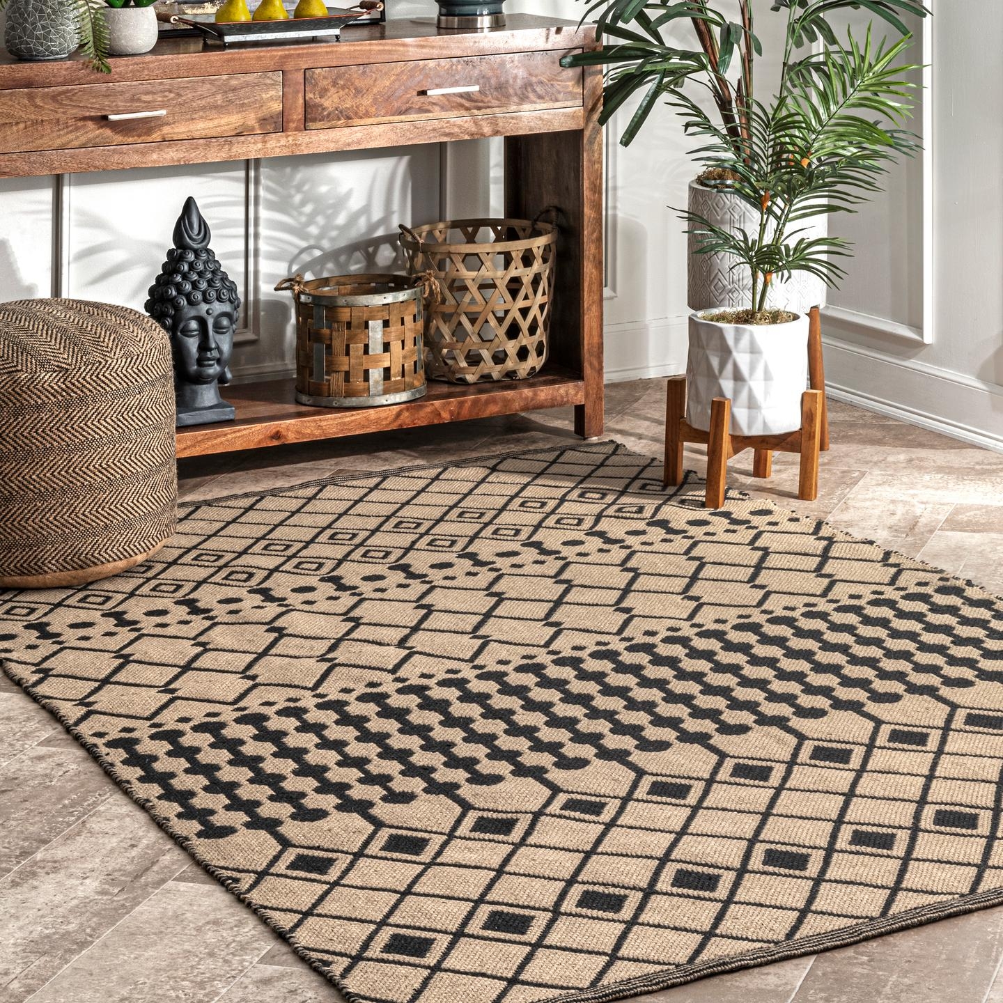 Anika Modern Trellis Area Rug - Image 0