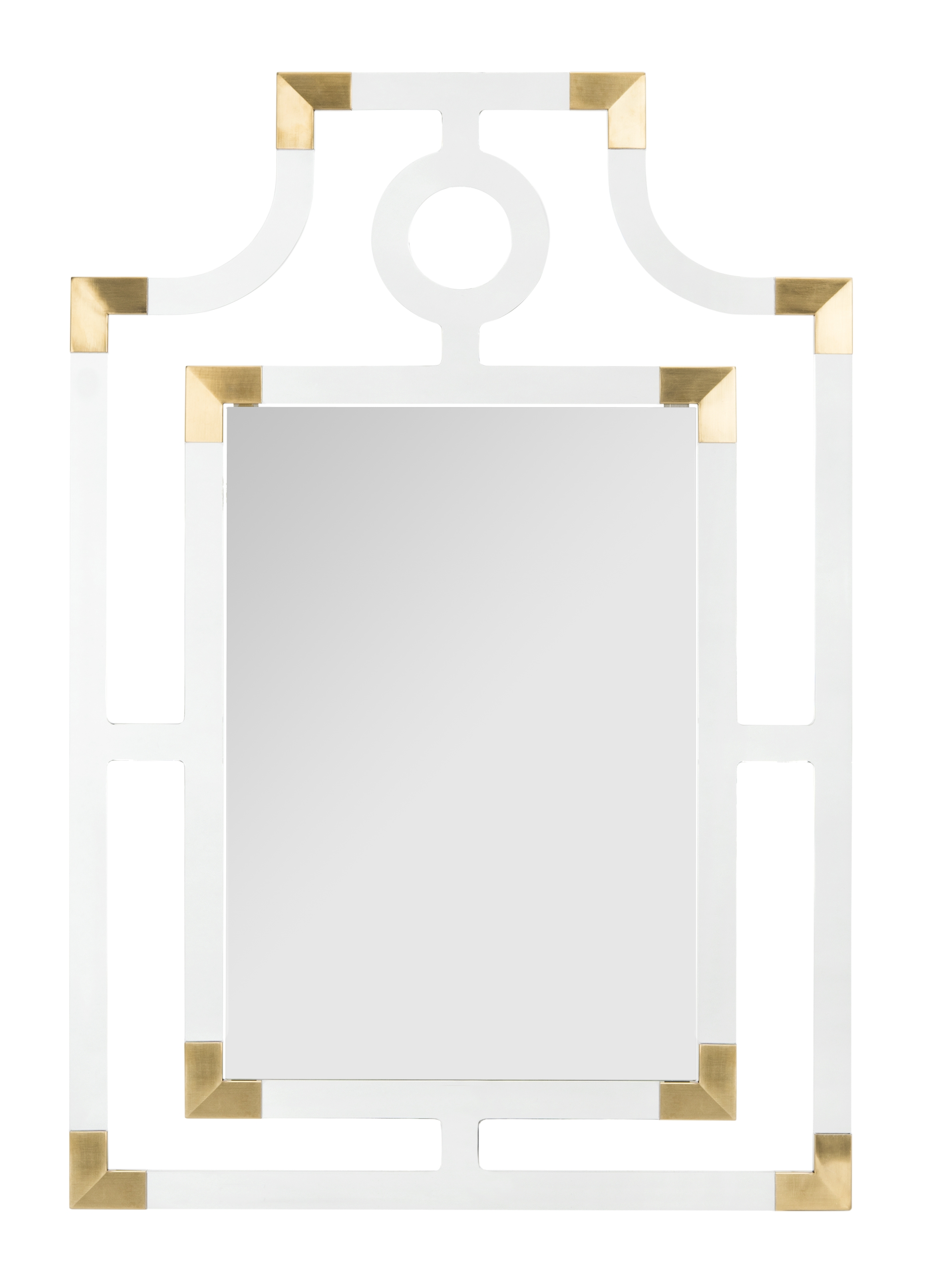 Analiz Acrylic Mirror - Brass/Clear - Arlo Home - Image 0