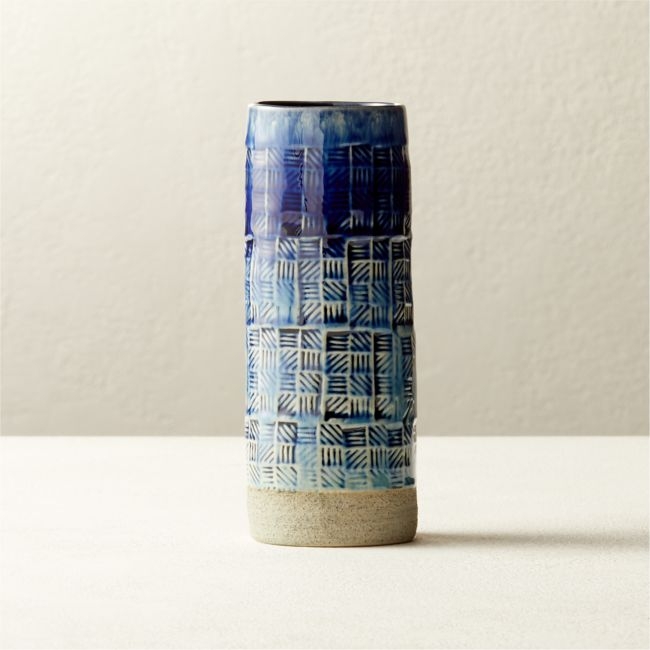 Intersect Indigo Vase - Image 0