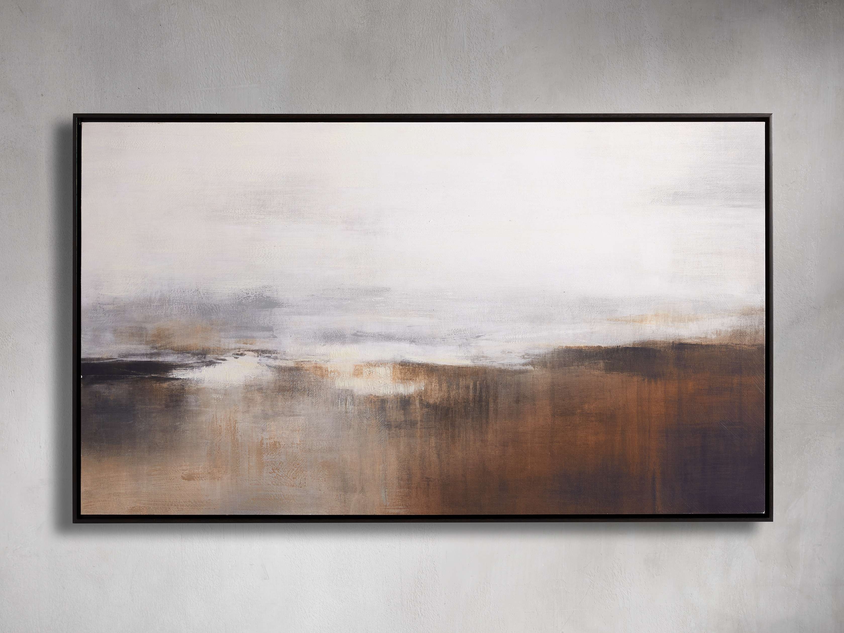 Winter Harvest Ii Framed Print in Resin 73" X 42" Brown - Image 0