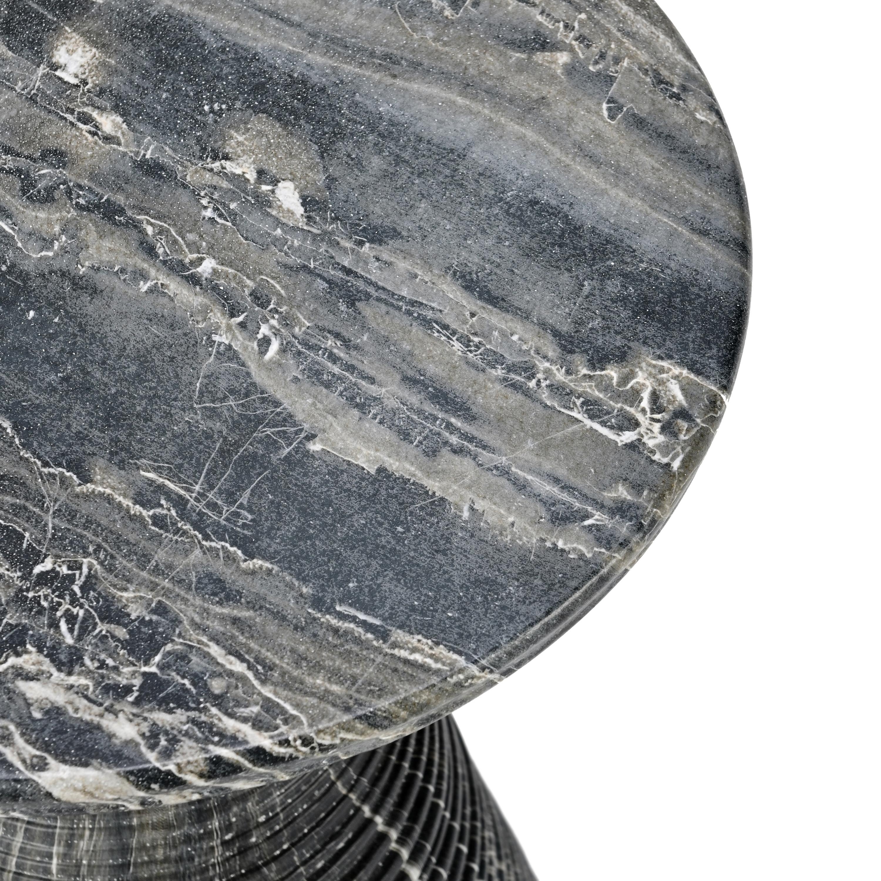 Fern Outdoor Accent Table Black - Image 1