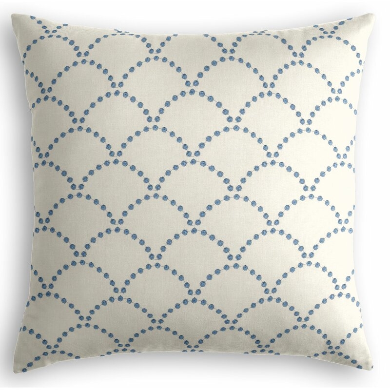 Loom Decor Embroidered Throw Pillow Size: 22" x 22" - Image 0