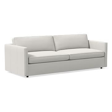Harris 96" Multi-Seat Sofa, Standard Depth, Sierra Leather, Snow - Image 0