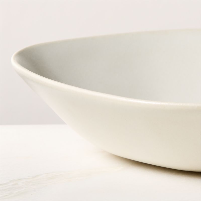 Selene Ivory Stoneware Pasta Bowls Set of 6 - Image 1