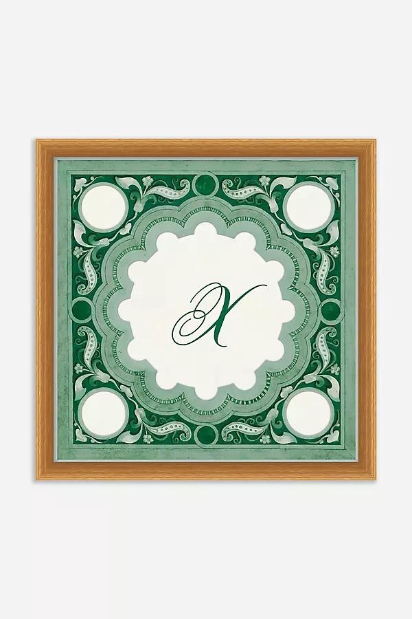 Ornamental Script Monogram Wall Art - Image 0