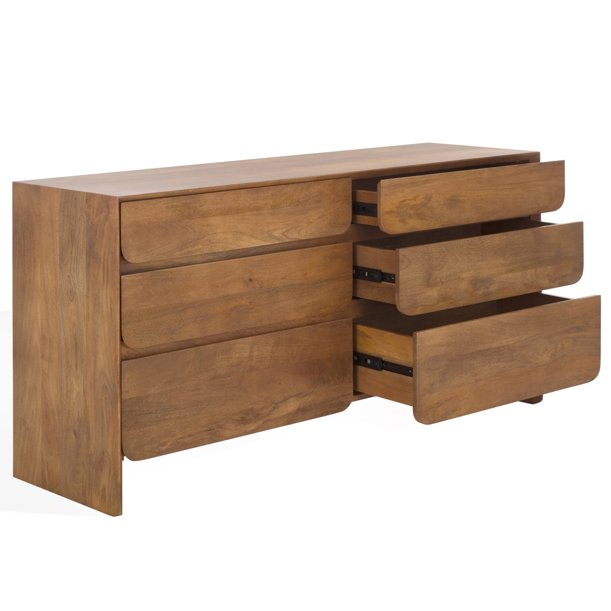 Grigorio 6 Drawer Dresser - Brown - Image 5