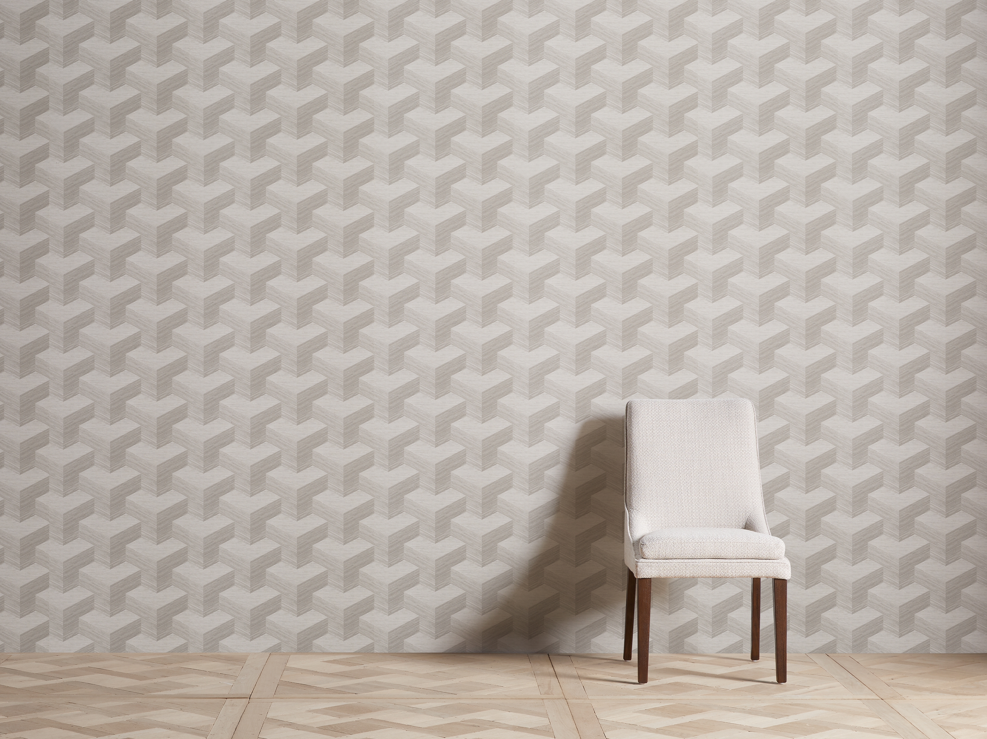 Tayler Wallpaper in Gray  Grey - Image 0