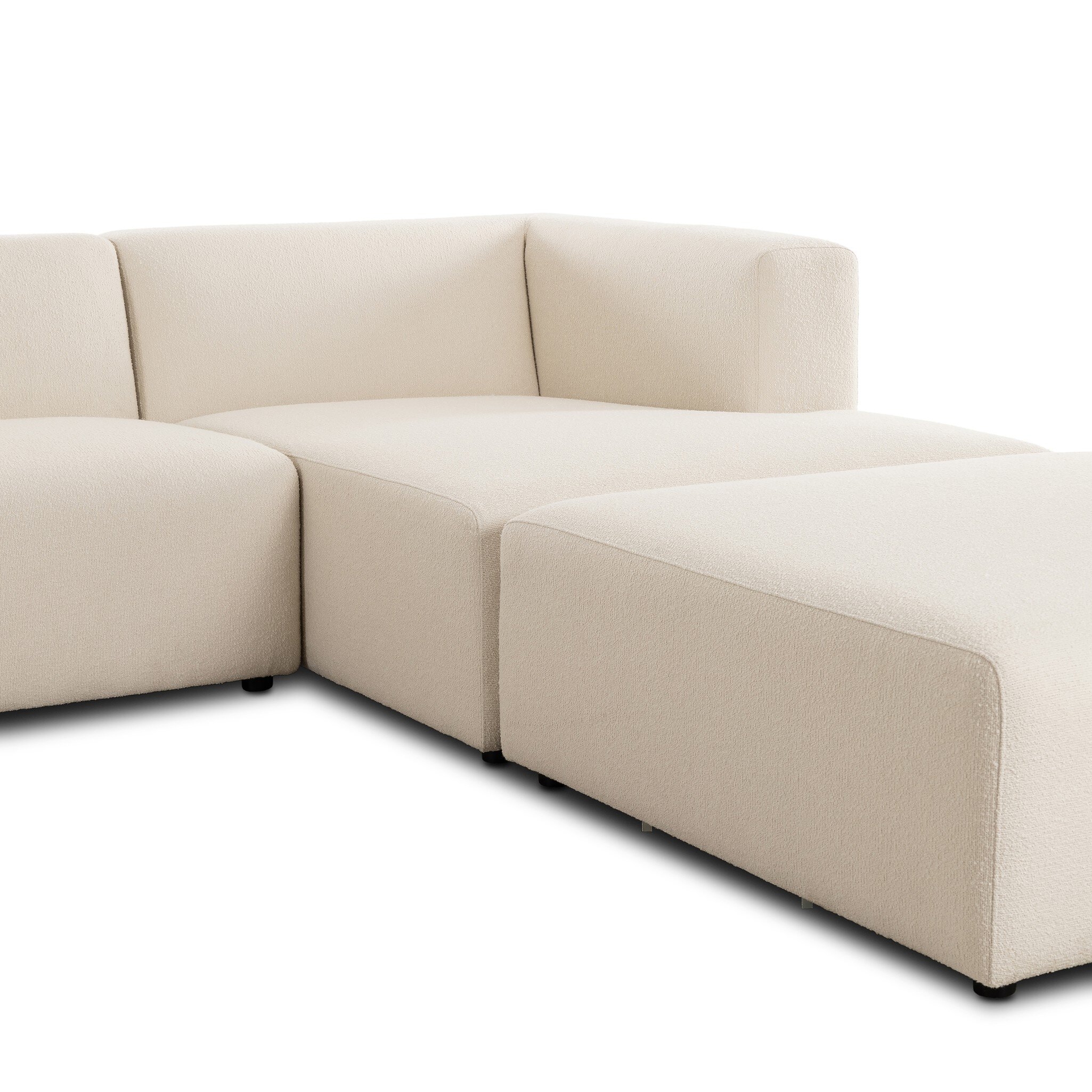 Lawndale 3 Piece Sectional - Fayette Cloud - Image 6