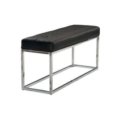 Reign Tufted Pu Metal Bench - Image 0