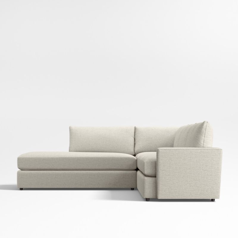 Lounge Classic 2-Piece L-Shaped Sectional Sofa with Bumper - Image 2
