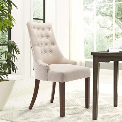 Tufted Upholstered Dining Chair - Image 0