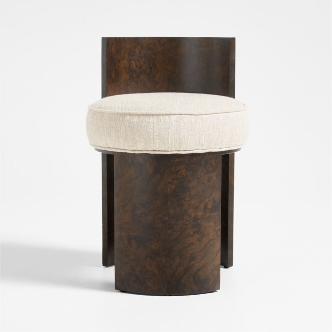 Coquette Burl Wood Accent Chair by Athena Calderone - Image 0