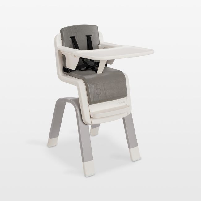 Nuna ® ZAAZ ™ Frost White and Grey Plastic Baby High Chair - Image 0