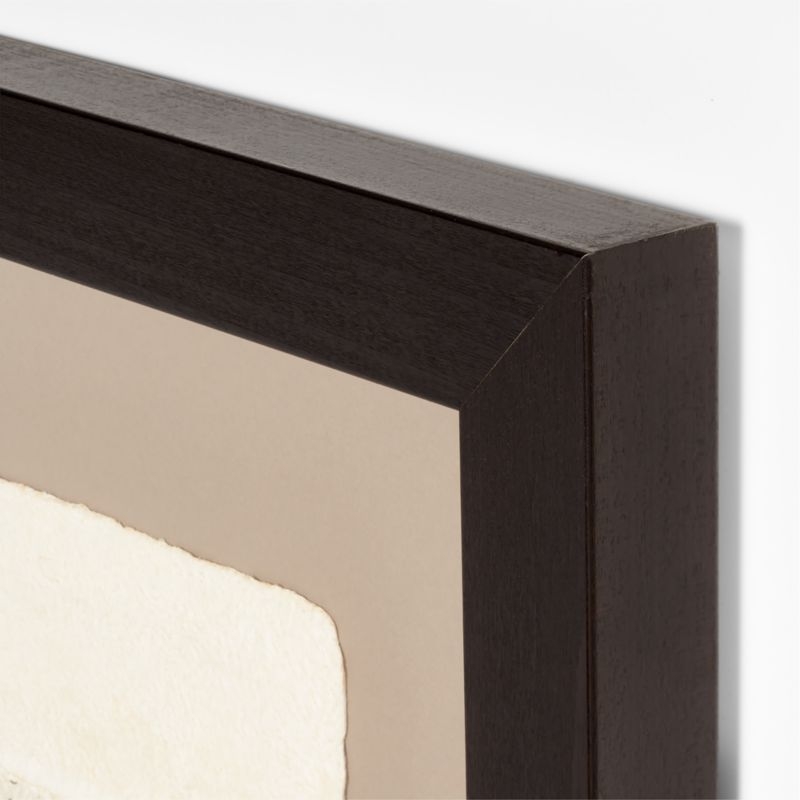 "Papel con Cuadrados"by Julio Laja Chichicaxtle in White Oak Frame Paper 54.75"x39" Wall Art - Image 2