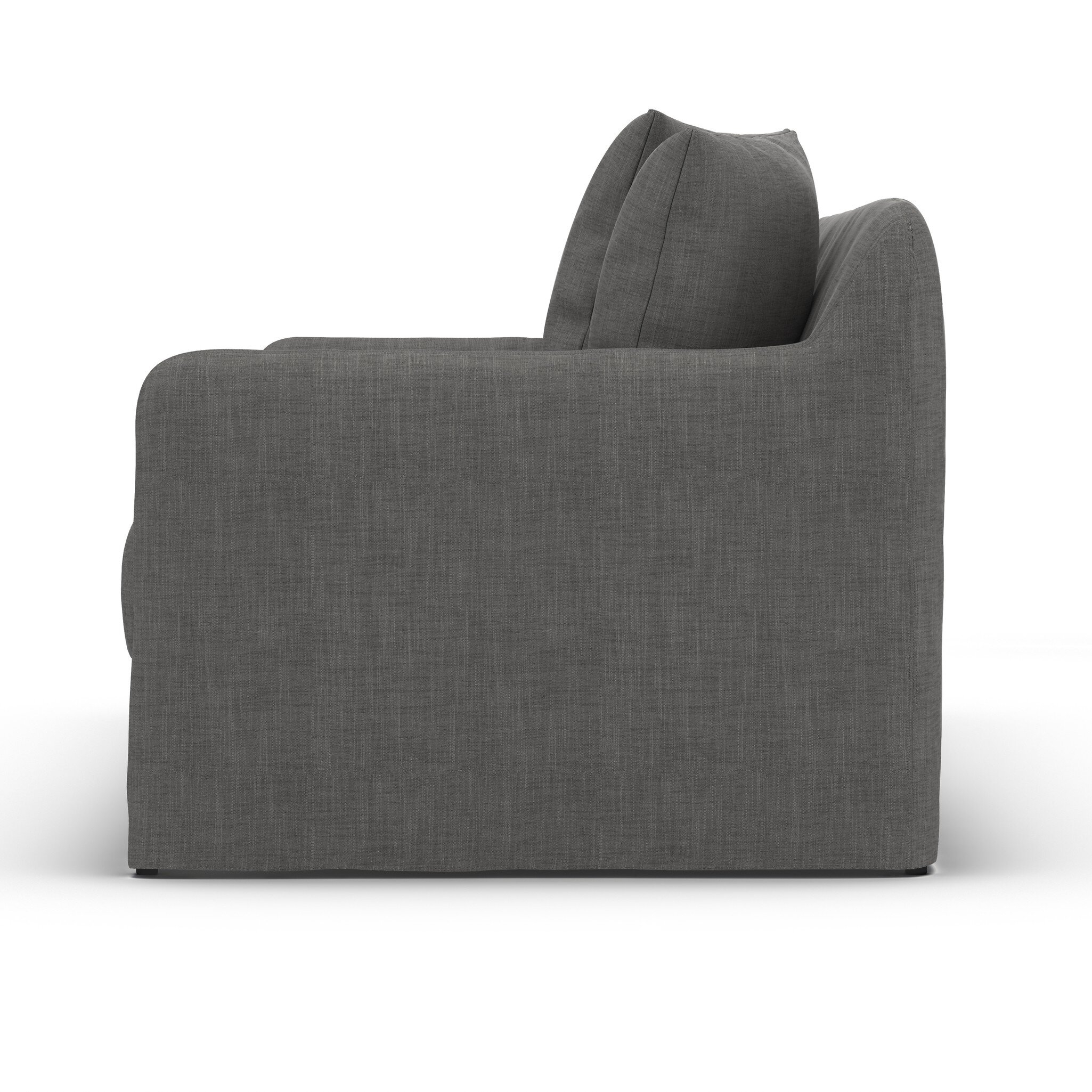 Dade Outdoor Slipcover Sofa - Venao Charcoal - Image 2