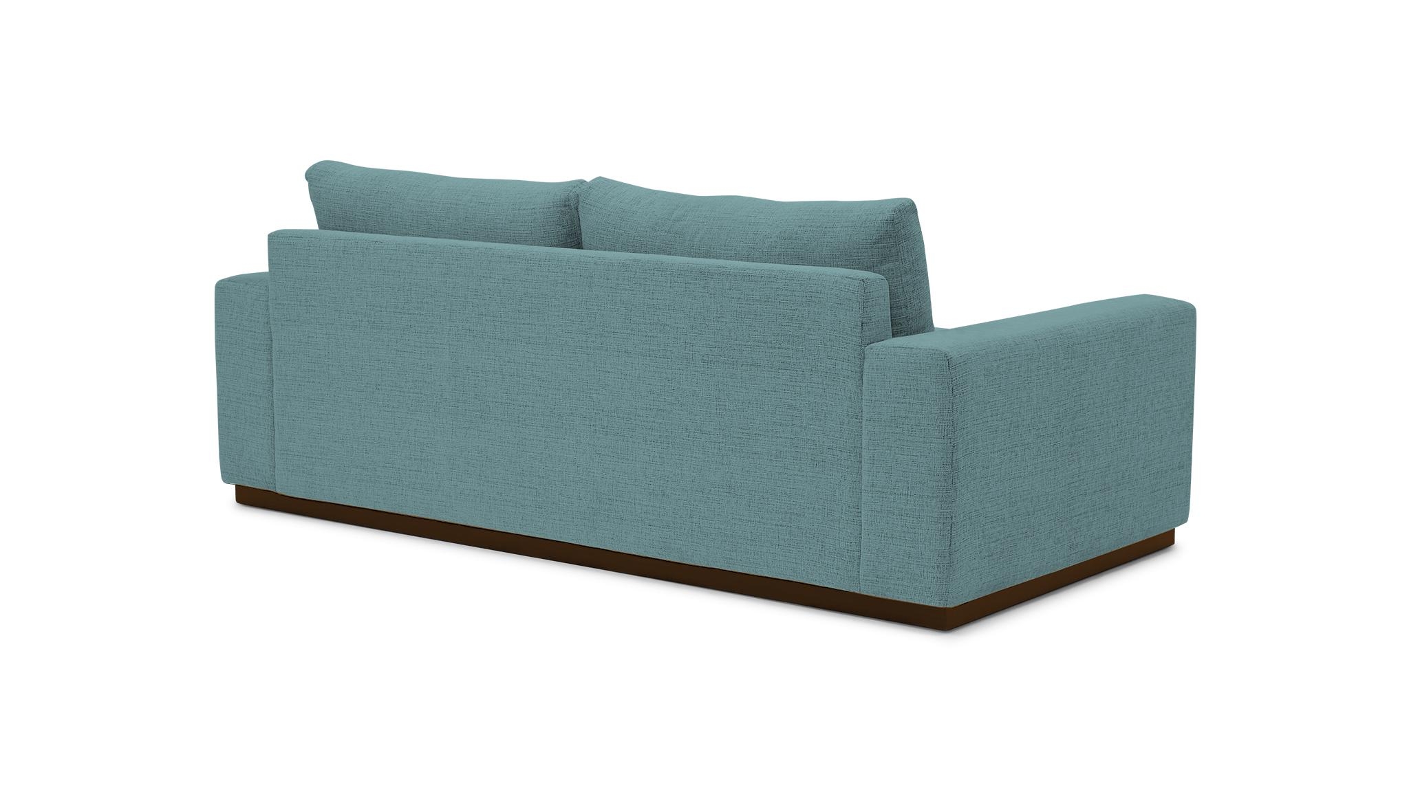 Blue Holt Mid Century Modern Sofa - Dawson Slate - Mocha - Image 3