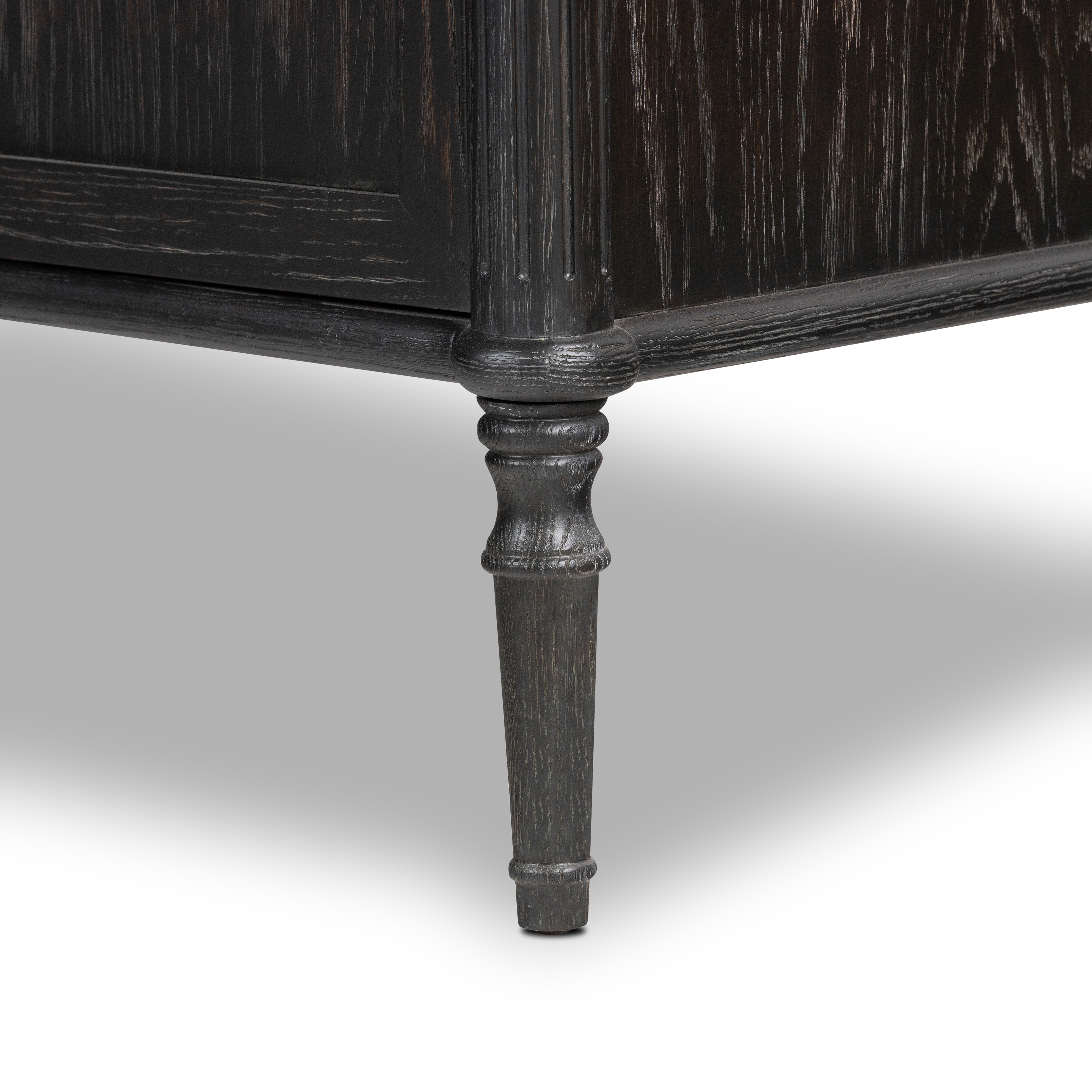 Toulouse Cabinet-Distressed Black Oak - Image 9