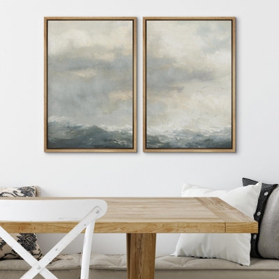 " Duotone Blue Oak Woodest Tree Rings Wilderness " 2 - Pieces on - Image 0