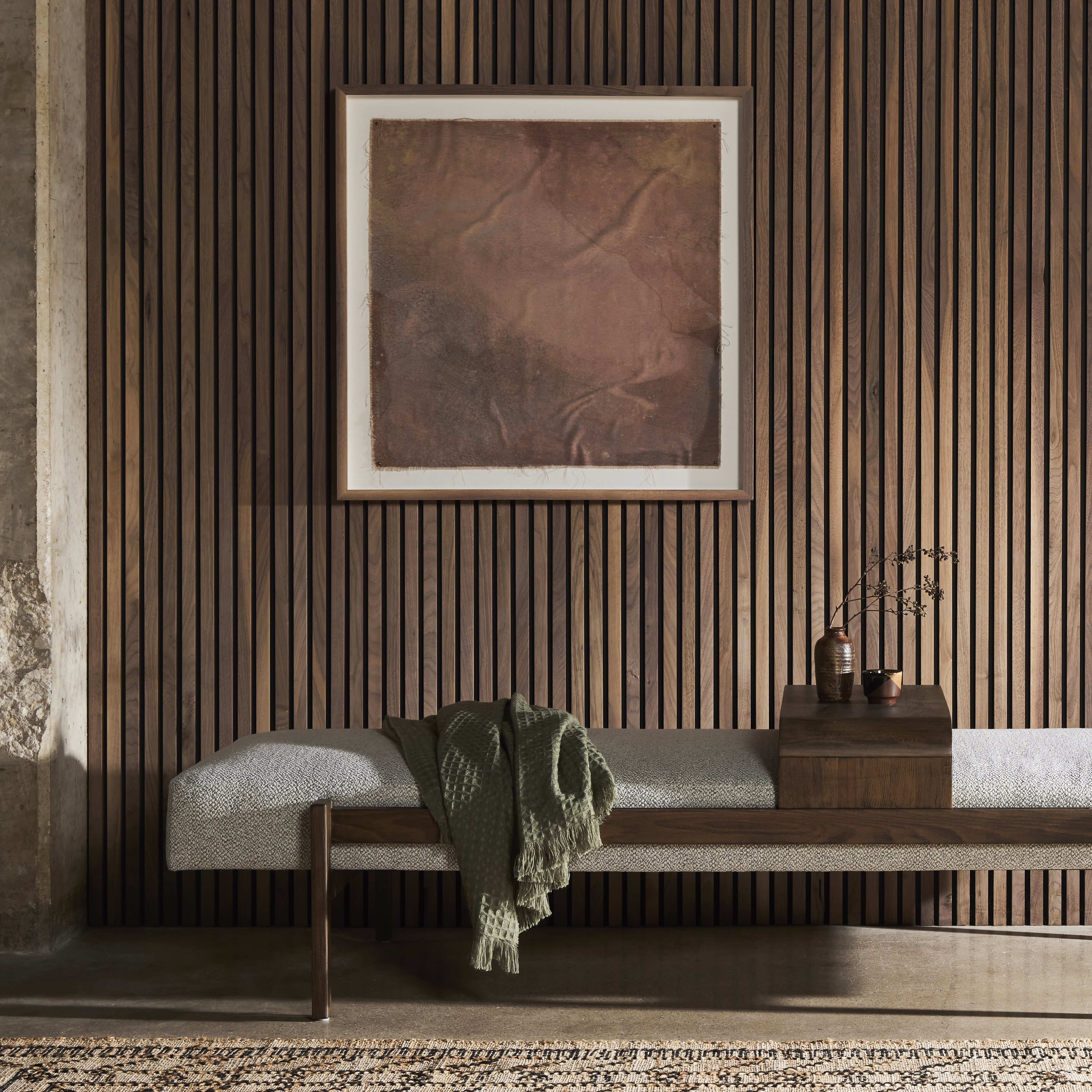 Fawkes Rectangle Ottoman - Brunswick Pebble - Image 9