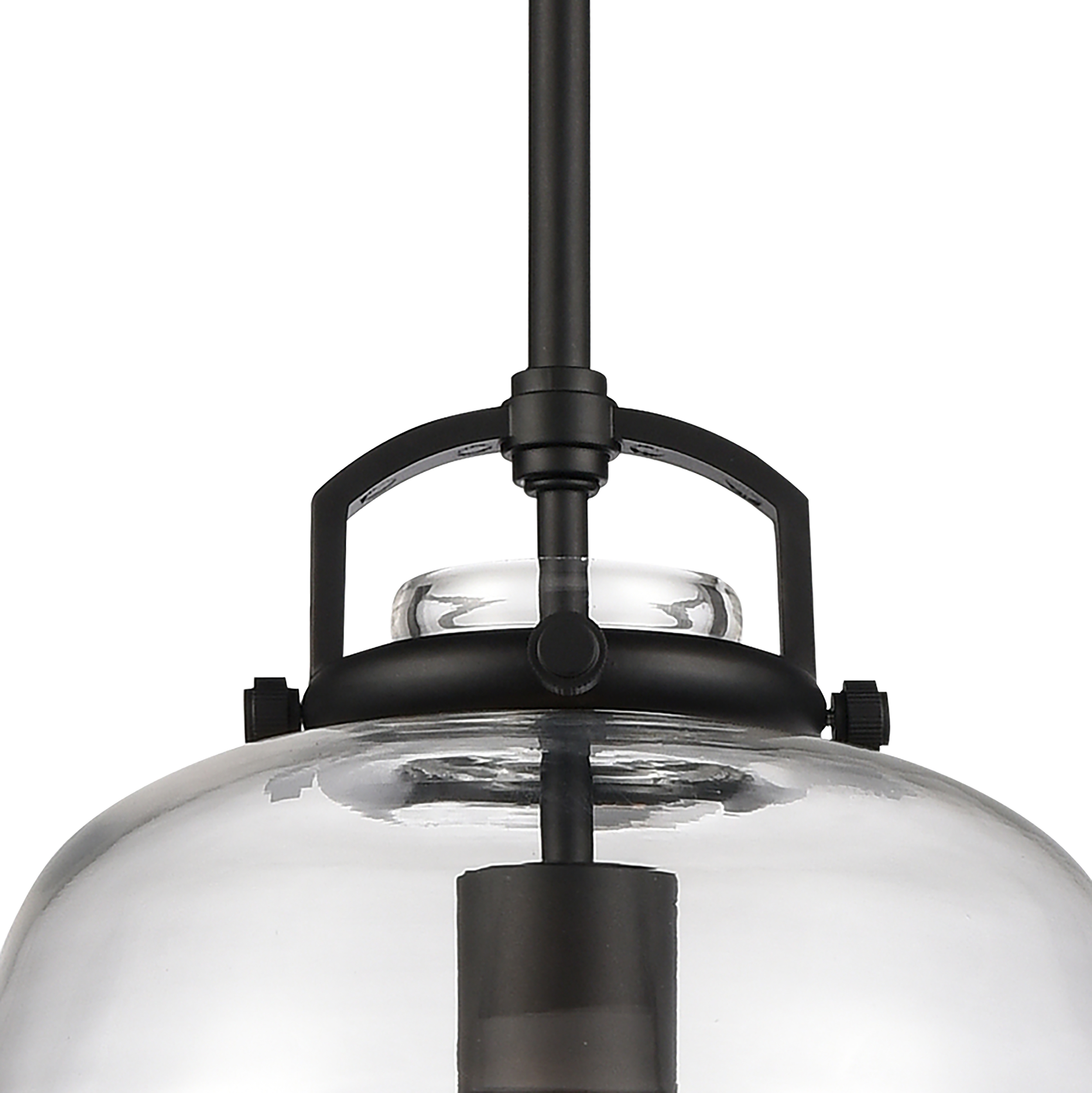 Current 12'' Wide 1-Light Pendant - Matte Black - Image 2