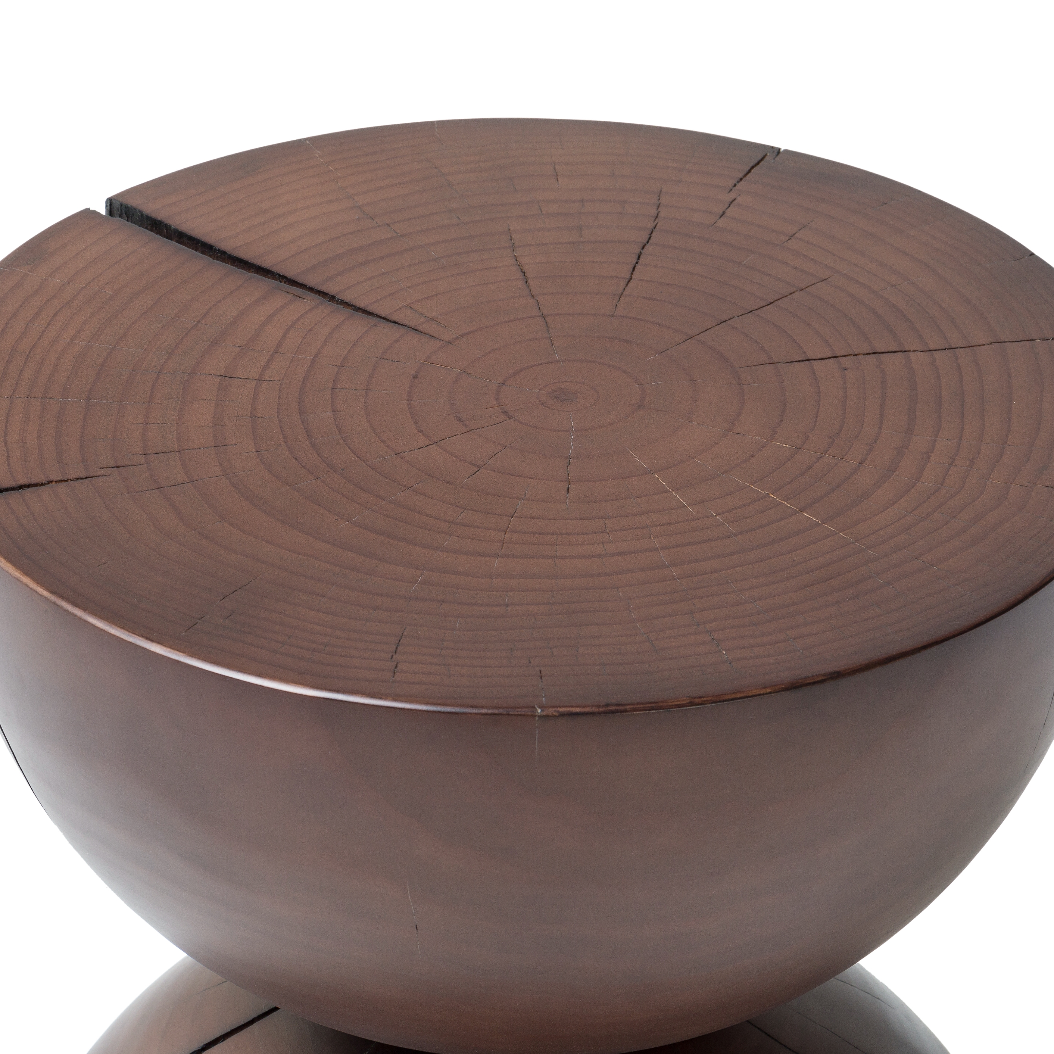 Aliza End Table-Brown Pine - Image 2