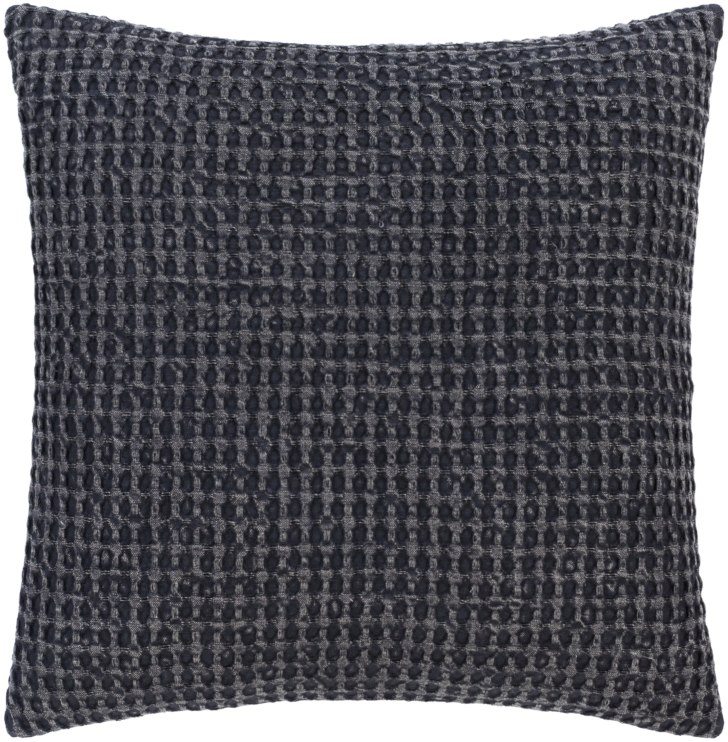 Waffle Throw Pillow, 20" x 20", with poly insert - Image 0