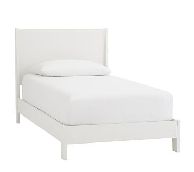 Milo Bed, Twin, Simply White, In-Home Delivery - Image 0