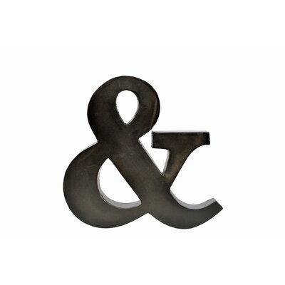 Biddulph "&" Decorative Metal Letter Blocks - Image 0