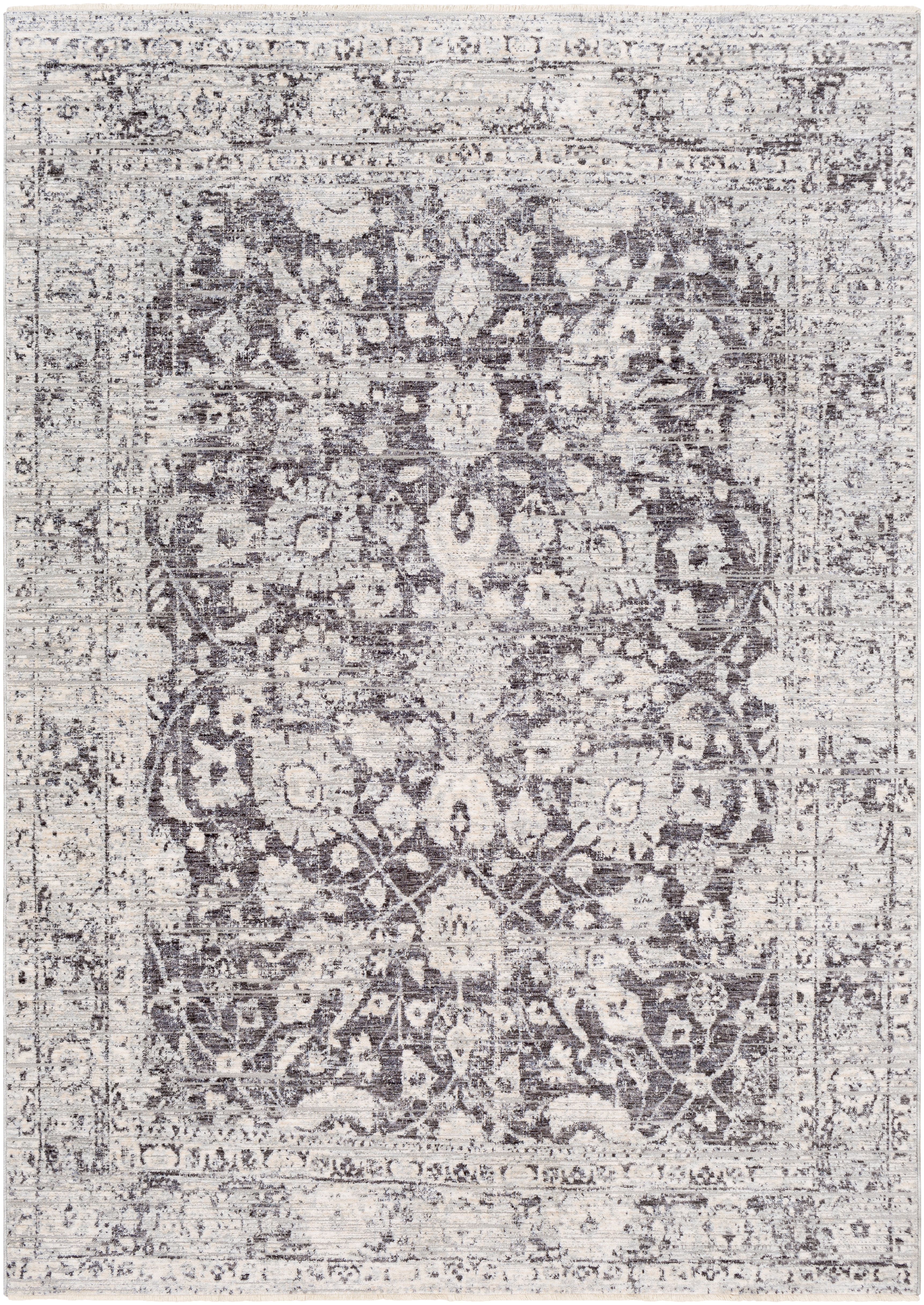 Presidential Gray Indoor 2' x 3'3" Machine Woven Rug - Image 0