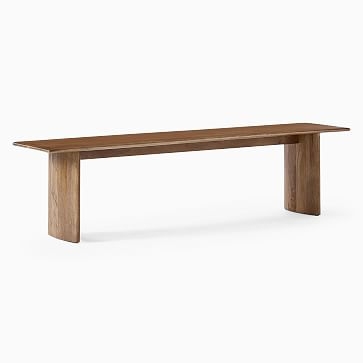 Anton Solid Wood Dining Bench, 58", Set of 2 - Image 1