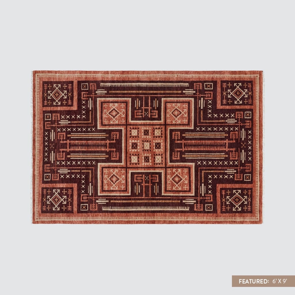 The Citizenry Jagriti Hand-Knotted Area Rug | 5' x 8' | Navy - Image 6