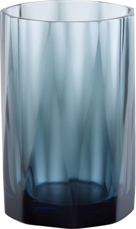 Point Dusty Blue Double Old-Fashioned Glass - Image 9