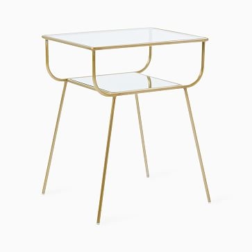 Curved (19") Terrace Nightstand , - Image 1