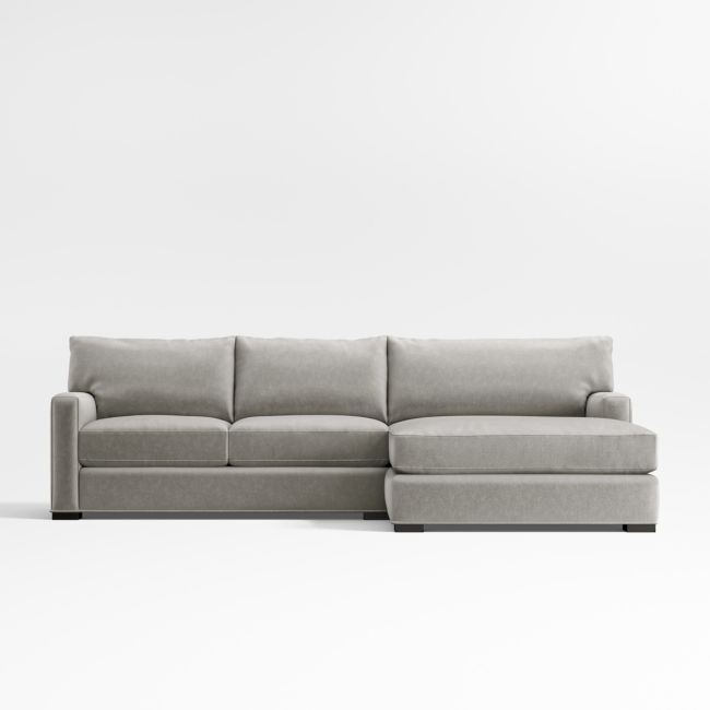 Axis Classic 2-Piece Sectional Sofa with Extra Wide Chaise Lounge - Image 0