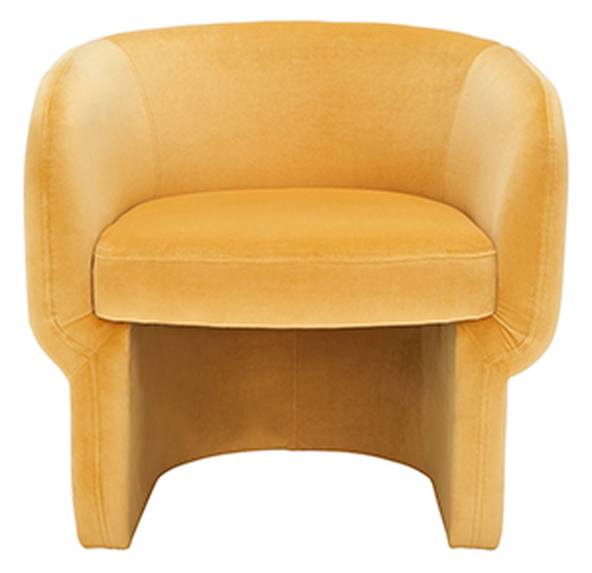 Kellyanne Modern Accent Chair  - Mustard - Image 0