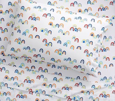 Rainbow Sheet Set, Full, Pink Multi - Image 3