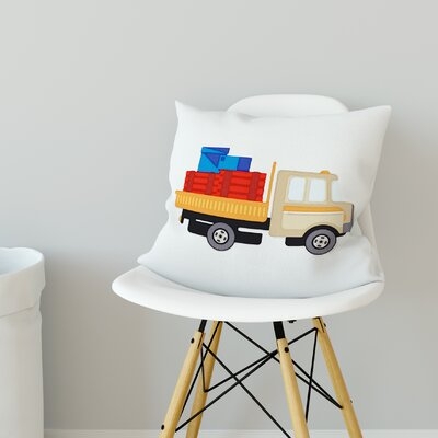 Louisburg Truck Throw Pillow - Image 0