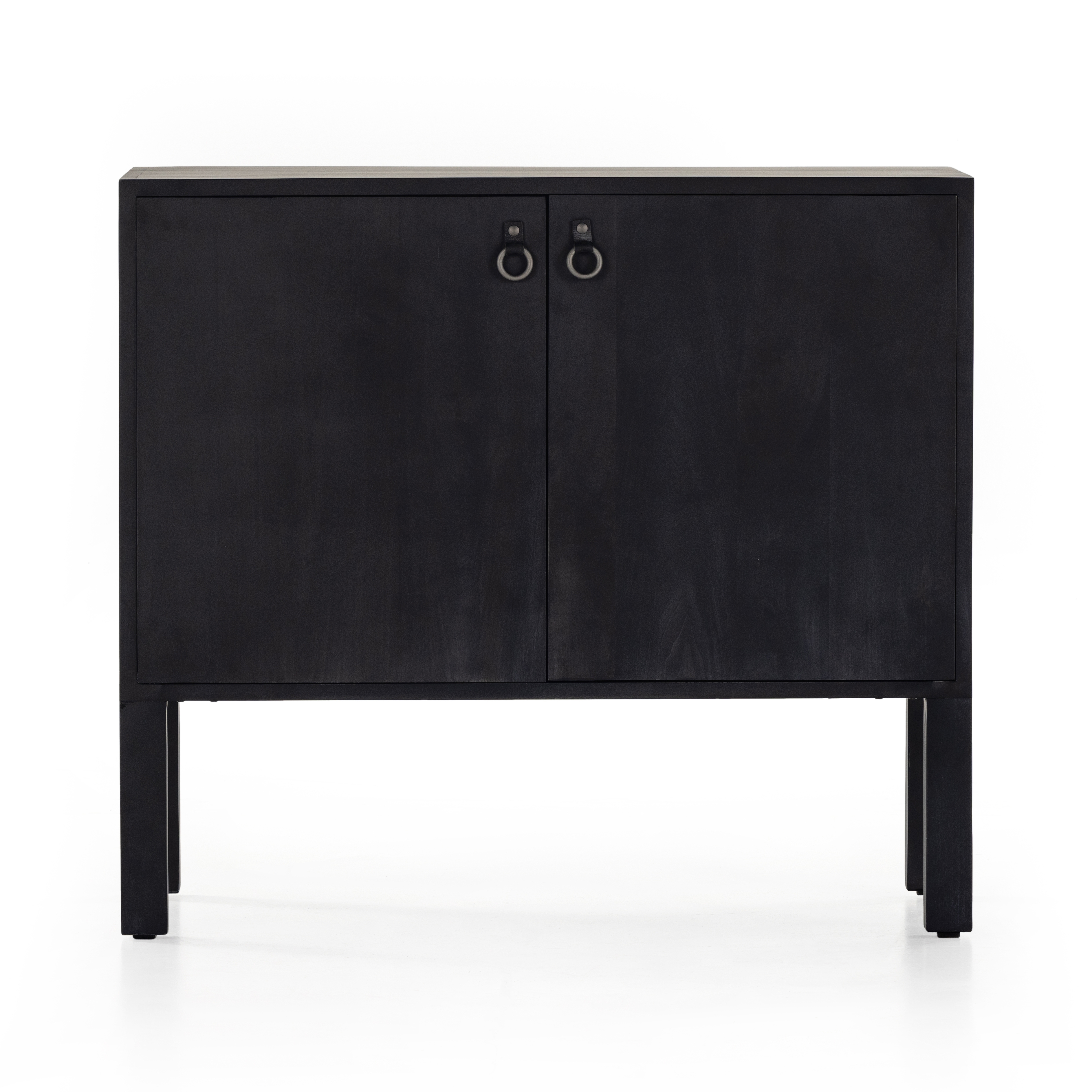 Isador Bar Cabinet - Black Wash Poplar - Image 4