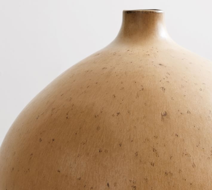 Rustic Brown Vase, Medium - Image 1
