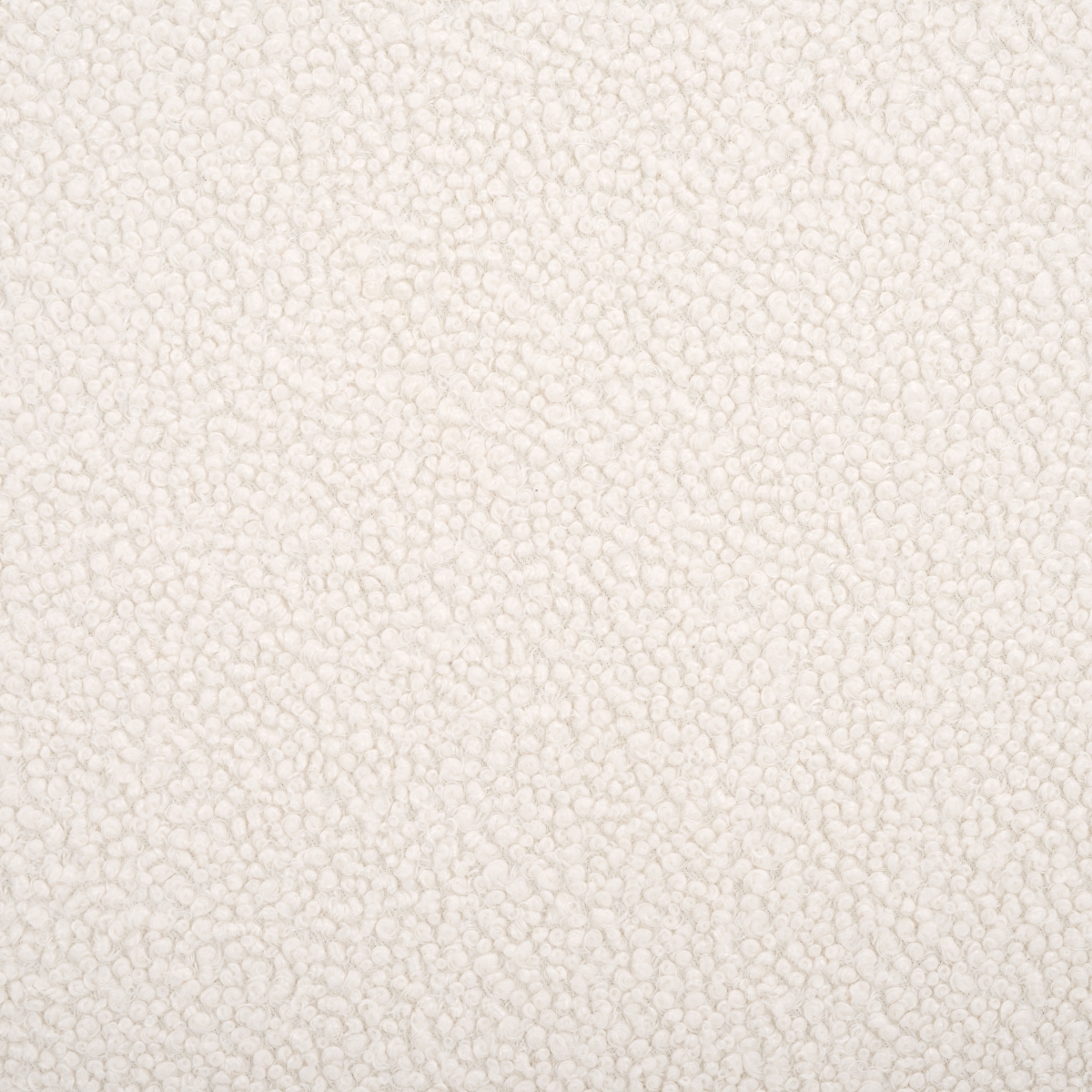 Riah Boucle Round Ottoman - Off White / Black - Safavieh - Image 4