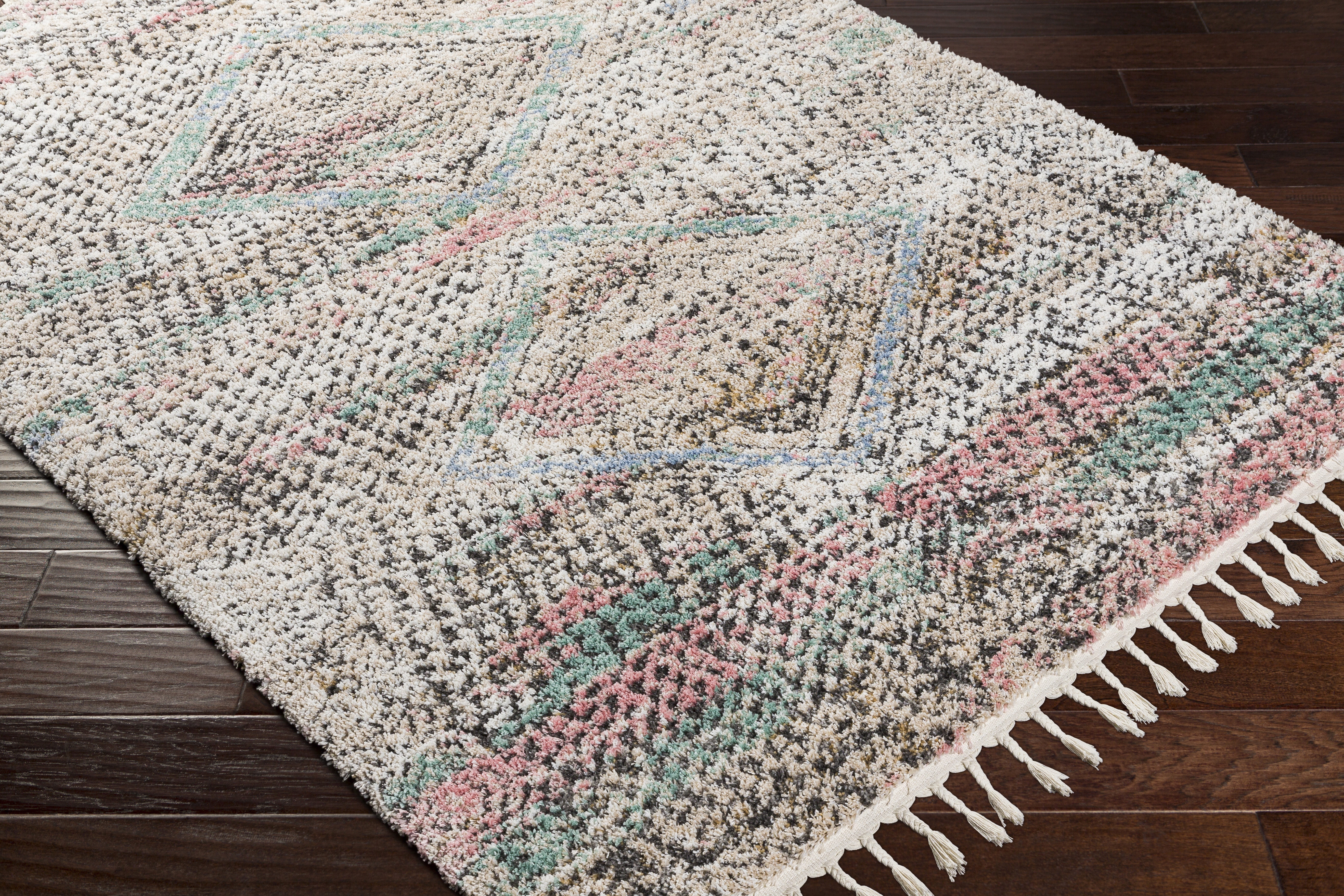 Lisbon Beige Indoor 9'2" x 12' Machine Woven Rug - Image 6