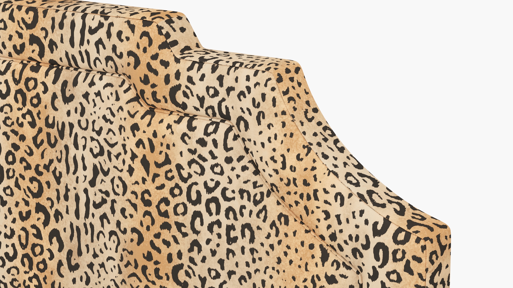 Art Deco Headboard, Leopard, King - Image 2