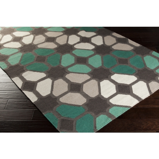 Frontier Gray Indoor 8' x 11' Handmade Rug - Image 1