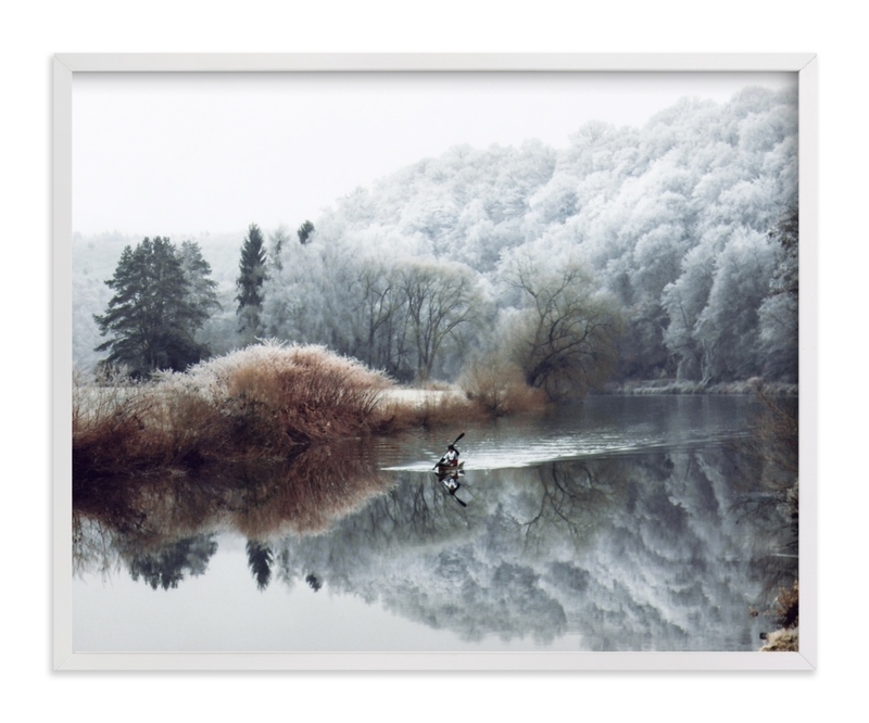 Winter Kayak Limited Edition Fine Art Print 1 - Image 0